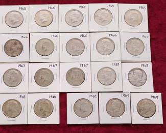 Kennedy 1/2 dollar coins lot #2