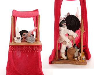 Naughty puppet show Artist made