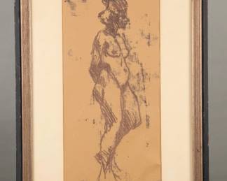 Original charcoal drawing