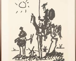 Vtg Picasso Exhibition poster