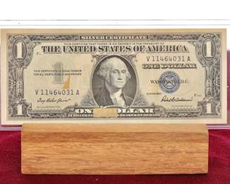 Silver Certificate Dollar bill