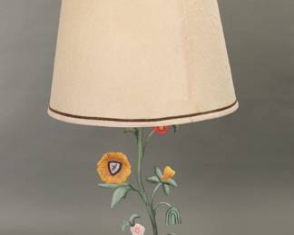 MCM metal flower lamp
