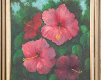 MCM Hawaiian oil painting