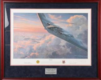 Signed by Paul Tibbets (Enola Gay) print