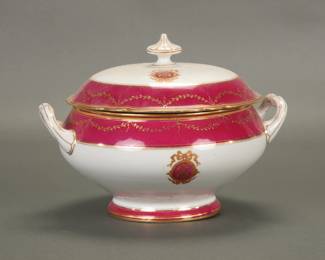 Le Rosey Antique French porcelain tureen