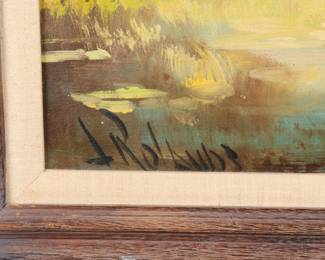Jan Rolands Dutch MCM oil painting #2