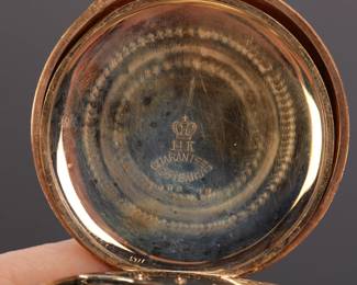 14 kt gold plated/ filled Ball Watch Co. Railroad pocket watch