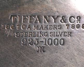 Tiffany & Co. Sterling silver platter