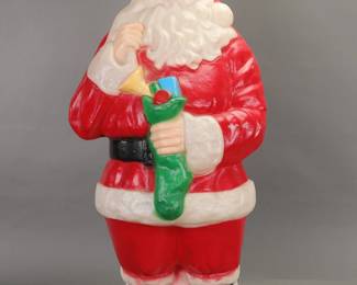 Large blow mold light up Santa