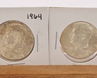 Kennedy half dollar coins