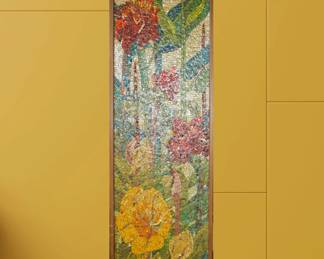 7 ft tall Mid-Century Modern Wall Mosaic from Hawaii (Possibly from Braniff Airlines in Airport)