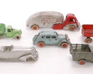 Arcade & Tootsie toy antique/ vintage toy cars trucks