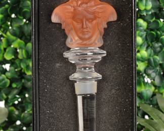 Versace Rosenthal crystal bottle stopper