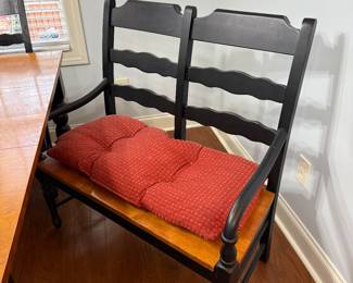 #34 Table with 4 chairs and bench 54x54x 30 seats 6 $150.00