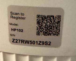 #33 Shark air purifier model # HP102 $60.00