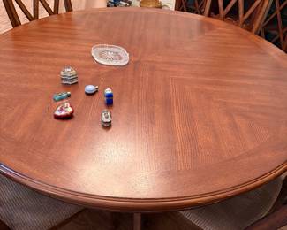 #12 Dining table with 4 chairs 60x30" $200.00