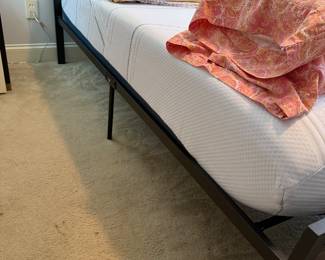 #17 Queen bed with bed frame $150.00