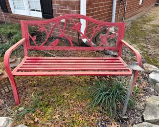 #60 Metal bench 50" $30.00