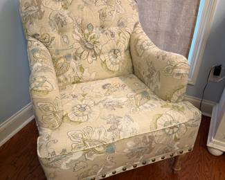 #31 Upholstered chair Like NEW condition! $125.00