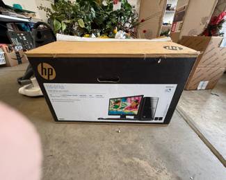#65 HP 23" Monitor HP 110-017 cb PC Bundle $75