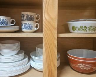 Corningware Spice o' Life and Corelle