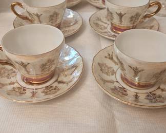 Sterling China Japan 12 pieces Tea Set