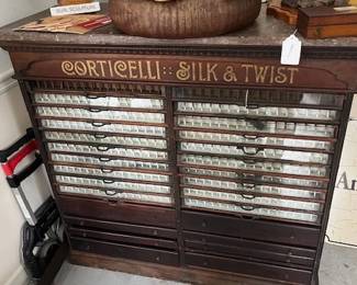 Italian Corticelli Spool Cabinet