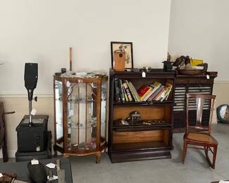 3 Stack Barrister & Art Deco Cabinet