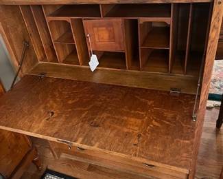 Gustav Stickley Mid Century Modern Slant Top Desk