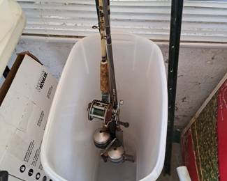 FISHING RODS AND REELS