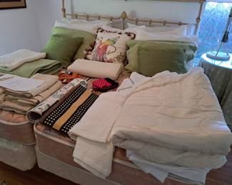 SHAMS, PILLOWS, BED PILLOWS, SHEETS, MATTRESS PAD AND MORE