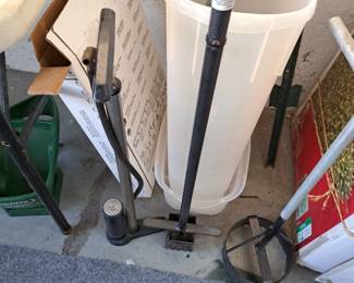 AIR PUMP, GRASS TRIMMER FOR SPRINKLER HEADS, MISC.