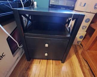 SMALL END TABLE WITH FILE DRAWER
