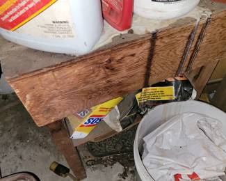 Old 6ft long wood work bench