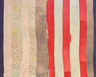 Antique Hand-Stitched Quilt