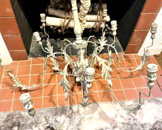 Unwired Antique Candle Chandelier