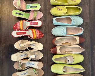 Large Selection of Designer Shoes (Jimmy Choo, Chanel, Tod's, Ferragamo) - Sizes 6 1/2 - 7