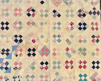 Antique Hand-Stitched Quilt