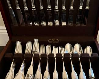 Cristofle "Cluny" Silver Plate Flatware