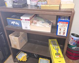 Bookcase & miscellaneous 