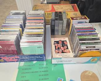 Records & more in basement 