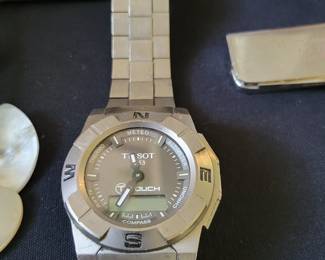 Men's Tissot titanium watch