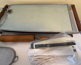 HOT PLATE, ELECTRIC KNIFE, ROLLING PIN