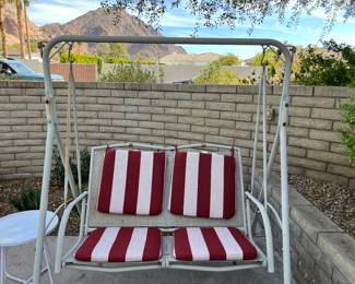 PATIO SWING $25  AVAILABLE FOR IMMEDIATE PURCHASE WITH PICK UP DURING THE SALE