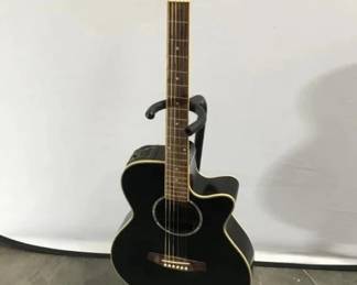 46 - Ibanez Acoustic Electric Guitar
Model number AEG10-BK-14-01, weighs 4lbs 4oz is 40" long and string keys move smoothly. No electrical cords included