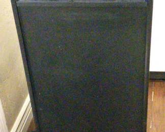 Uline Slender Black Mini Fridge