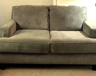 Ashley Furniture Grey Green Loveseat