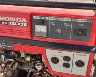 Honda EM 3500S Gas Powered Electric Generator