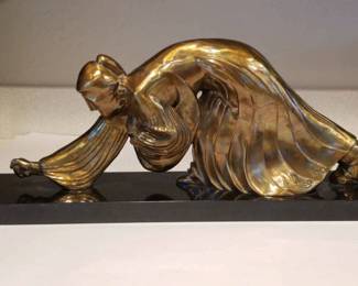 The Corn Planter Brass Sculpture SignedNumbered