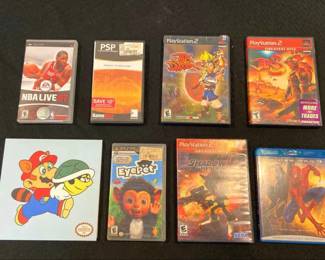 Playstation 2, PSP, DVD Collectible GamesMario Brothers Record